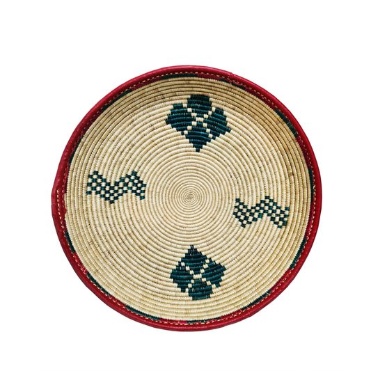 Woven food server platter Meblie Qursi መብልዒ ቁርሲ