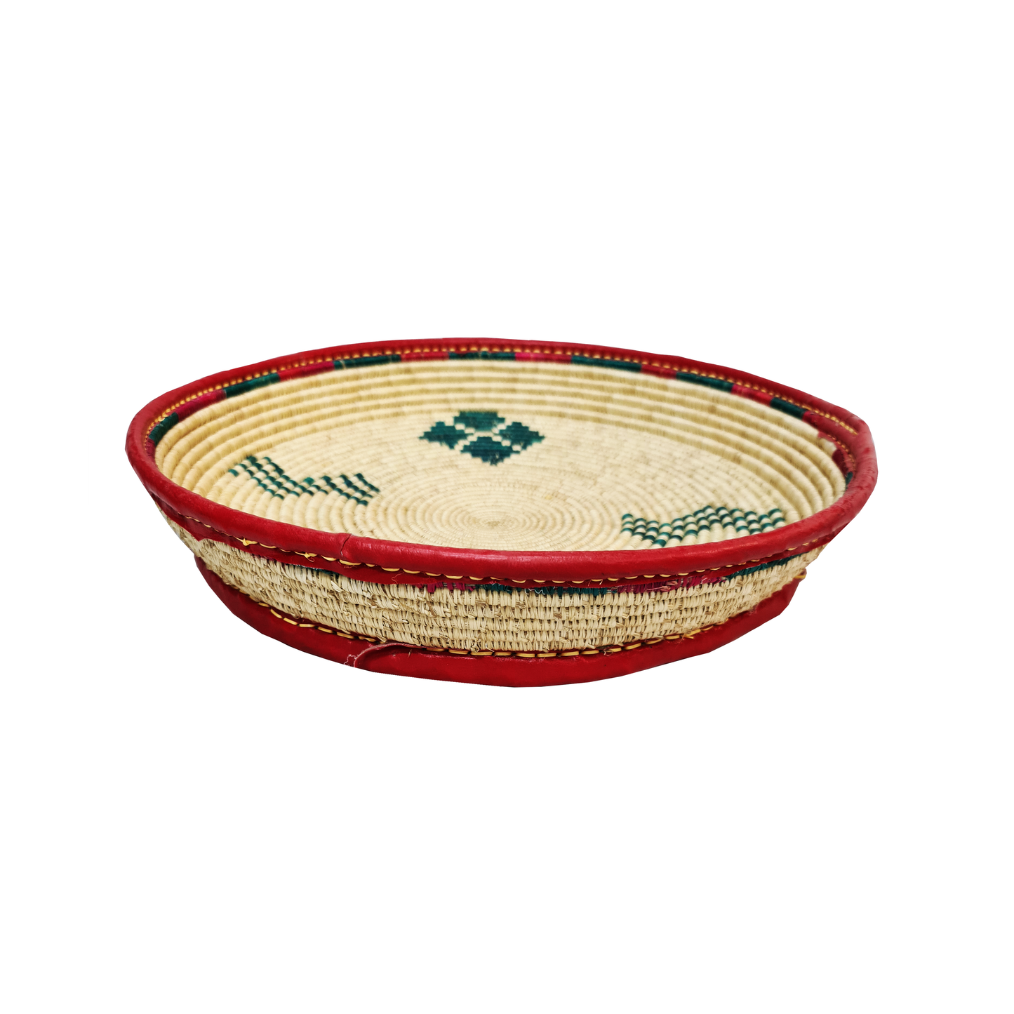 Woven food server platter Meblie Qursi መብልዒ ቁርሲ